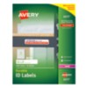 Avery&reg; White Permanent Durable ID Labels for Laser Printers 6577, 5/8" x 3", Box of 1600