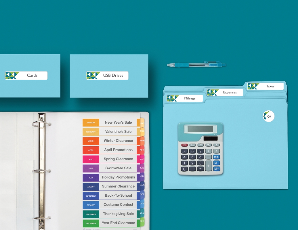 Creating dedicated spaces and a system that ensures easy organization for those items is your main focus.