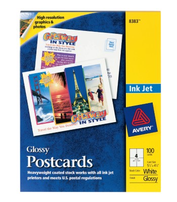 Ink Jet Glossy Postcards 8383