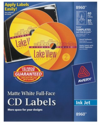Avery Full-Face CD Labels 8960