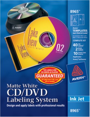 Avery CD/DVD Labeling System 8965