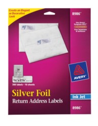 Foil Mailing Labels 8986