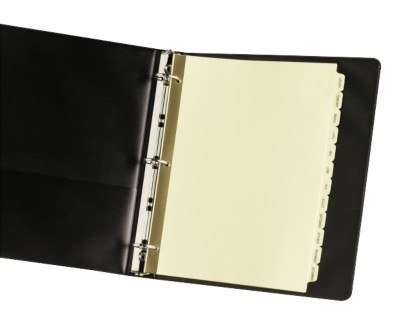 Preprinted Laminated Tab Dividers 11307