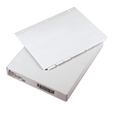 Plain Tab Dividers with Non-Laminated Tabs 11507