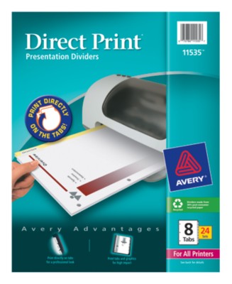 Direct Print Custom Dividers 11535