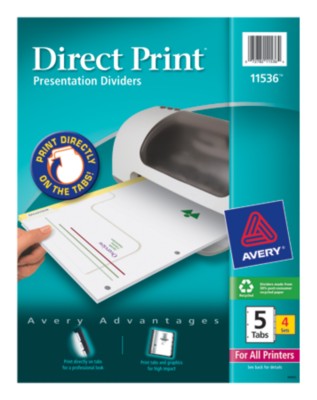 Direct Print Custom Dividers 11536