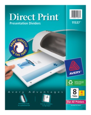 Direct Print Custom Dividers 11537
