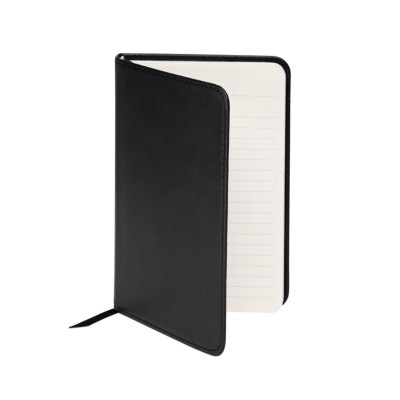 MSHO - Leatherette Journal, 4"x6", Black 14855