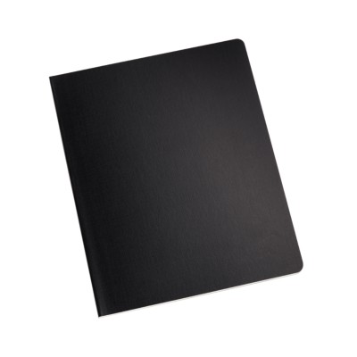 MSHO - Stitched Notebook, 8"x10", Black 14905