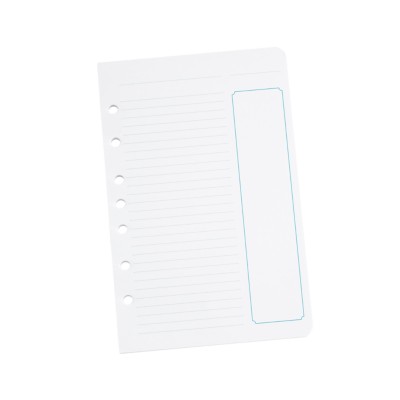 MSHO - Filler Paper, 5-1/2"x8-1/2", Lined Project Paper, Neutral Color, 50 sheets 14942