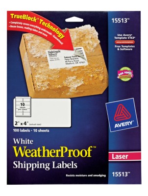 Weather Proof Mailing Labels 15513