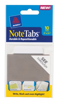 3x3.5 NoteTab Taupe B 10 Pack 16321