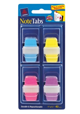 1X1.5 NoteTabs Asst Neon 40PK 16359