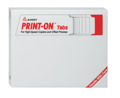 Tab Dividers for Copiers, Double Reverse Collated 20406