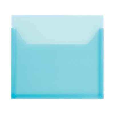 1 Self-adhesive plastic pocket, Blue, Medium, 8" x 7-1/4" 24500