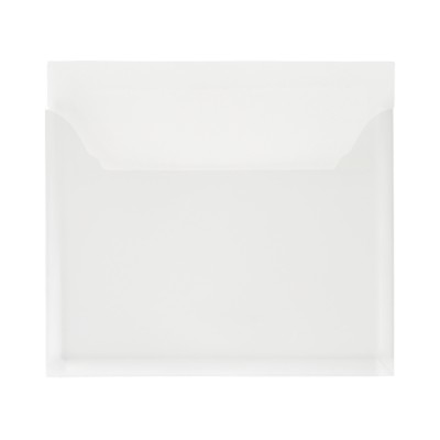 1 Self-adhesive plastic pocket, White, Medium, 8" x 7-1/4" 24501