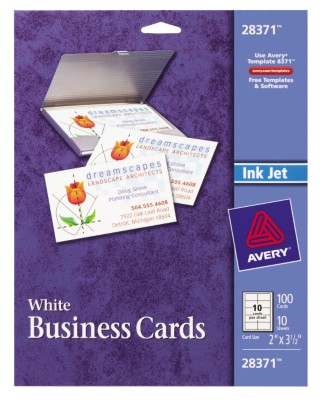 Ink Jet Business Cards 28371