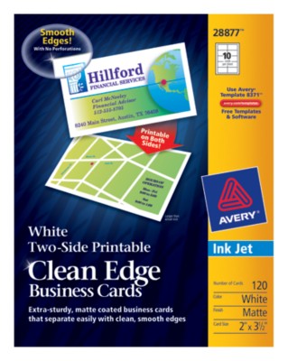 Ink Jet Business Cards 28877