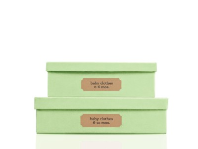 MSHO Brown Kraft Labels, Classic Shape, 4"x6" sheets, 1-3/16"x3-3/4", 4up 6sh 72430