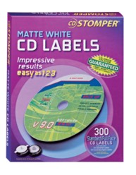 ... Labels > Media Labels > Avery® CD Stomper Matte White CD Labels 98122