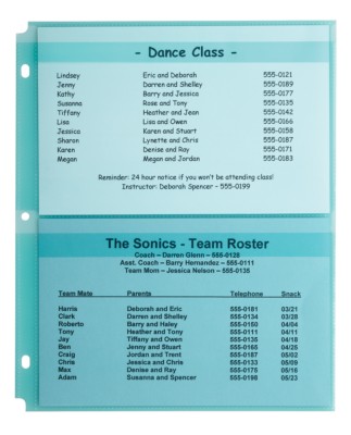MSHO 8.5" X 11" Secure Top Page Protector with 2 Pockets, 10 Pack 14520