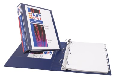 Durable View 3" Blue EZ -TURN BINDER 17044