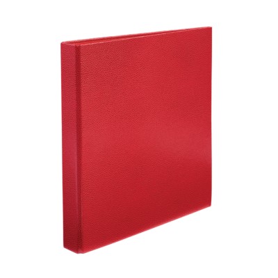 MSHO Extra-Wide Cardboard Binder with 1" One Touch EZD Ring, Red 18574