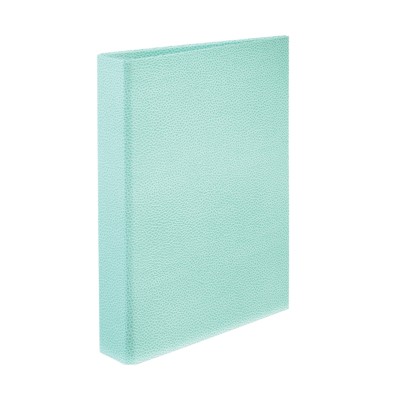 MSHO Mini Cardboard Binder with 1" Gap Free Round Ring Blue 18580