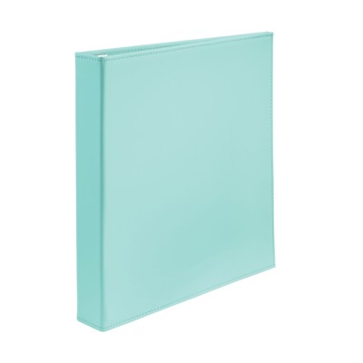 MSHO Extra-Wide Polyurethane Binder with 1" One Touch EZD Ring, Blue 18583