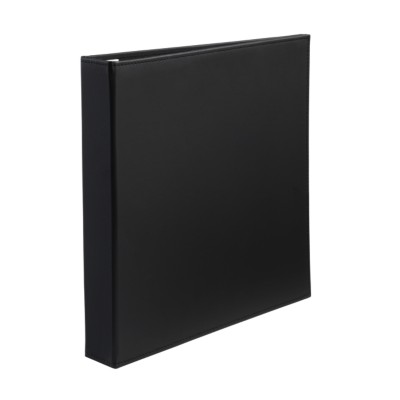 MSHO Extra-Wide Polyurethane Binder with 1" One Touch EZD Ring, Black 18585