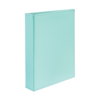 MSHO Mini Polyurethane Binder with 1" Gap Free Round Ring, Blue 18589