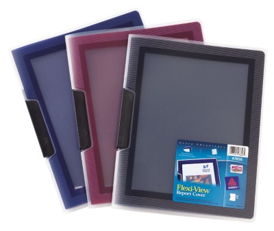 Flexi-View Report Covers 1PK Asstd Colors 47856