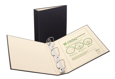 Recyclable Bndr 2" Black 50008