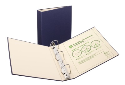 Recyclable Bndr 2" Blue 50009