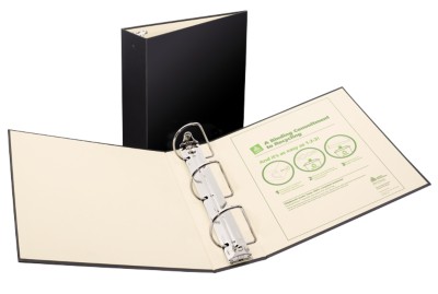 Recyclable Bndr 3" Black 50012
