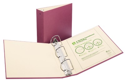 Recyclable Bndr 3" Red 50015