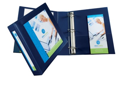Avery Framed View Binder 2" Navy 68033