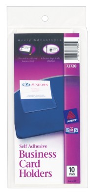 Self-Adhesive Business Card Holders 73720