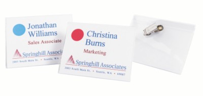 These Name Badges Need No Further Introduction