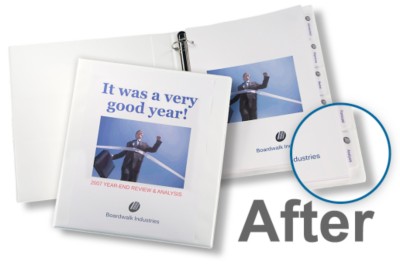 Impressive Makeover: Presentation Binders