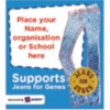 Create your own labels for Jeans for Genes day