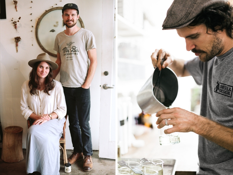 Mr. B's Necessities, a brand born from a collection of baby jars.