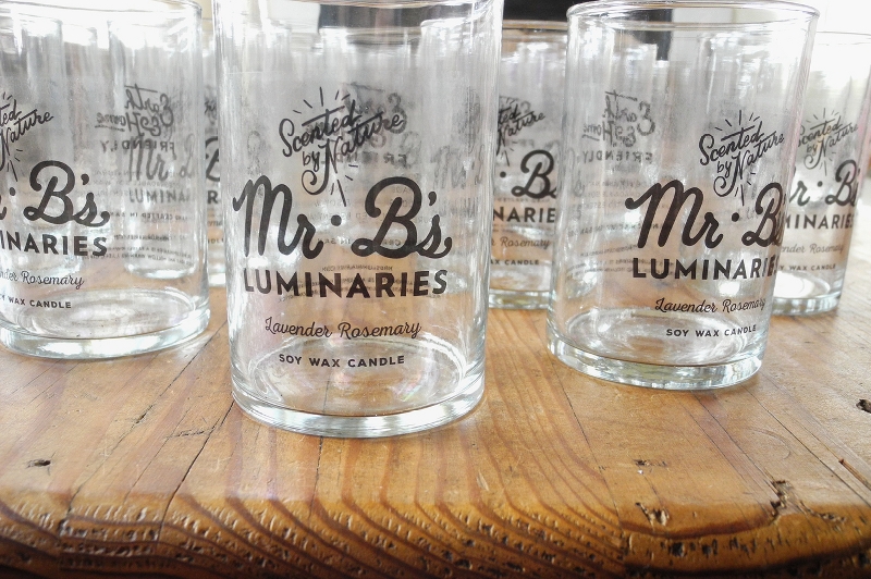 An inspired logo: their tagline, 'Scented by Nature' has a hand-drawn look..