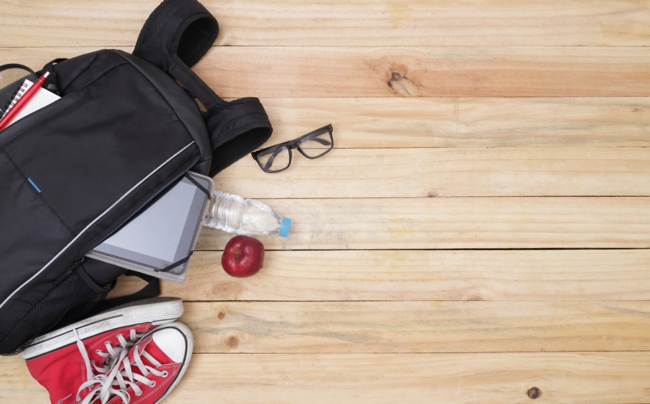 Make a backpack of daily essentials.