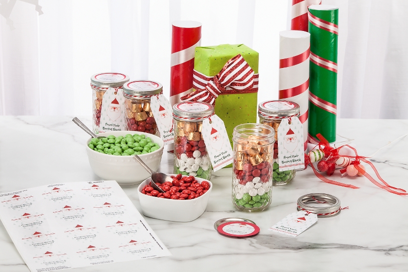 Candy decorating with printable tags