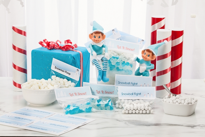 Candy decorating with printable bag toppers and bags