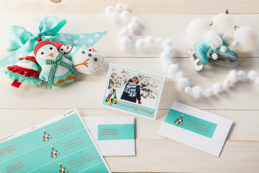 Holiday cards and labeling ideas