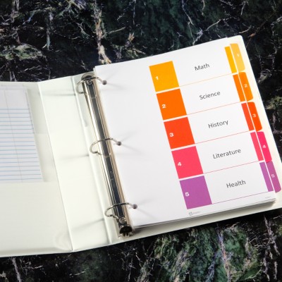Get Ready for School—with Avery® Ready Index® Dividers
