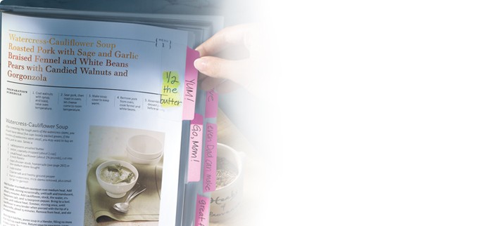 Slice Up Your Cookbook With Avery NoteTabs