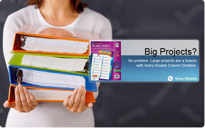 Avery Double-Column Ready Index Dividers